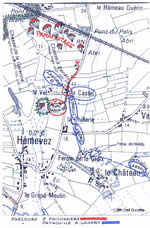 Map of the events